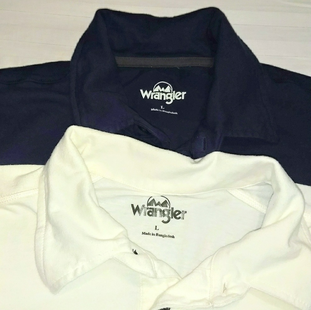 2 Men's WRANGLER shirts